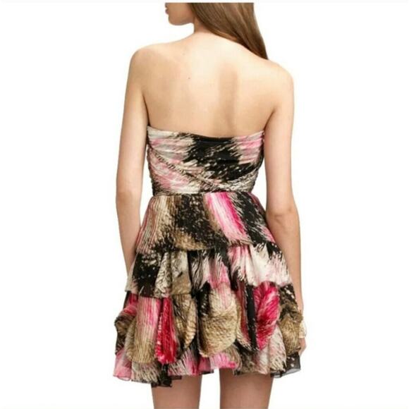 Diane Von Furstenberg Brighton Pleated Mini Dress Size 2 - Picture 2 of 9